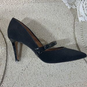 HALOGEN Marci Mary Jane Pump Sz 6.5 Black